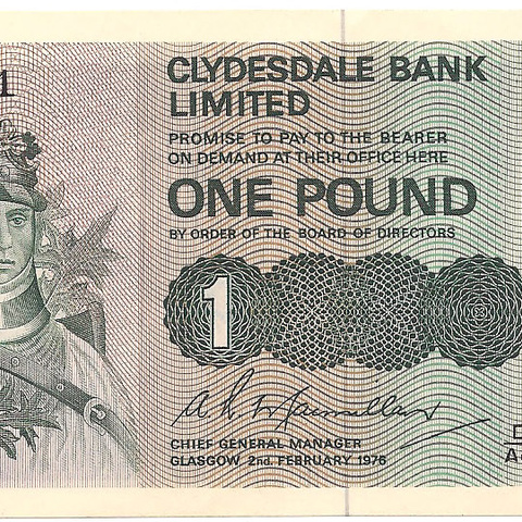 1 фунт, 1976 год