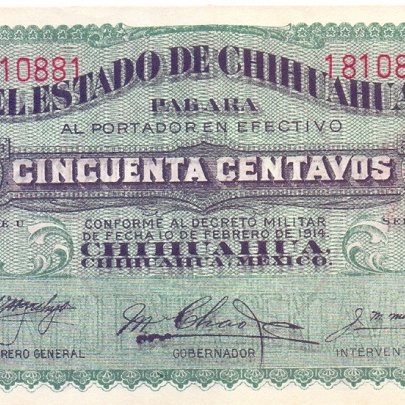 50 сентаво 1914 год