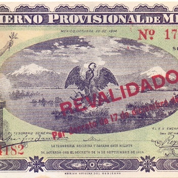 5 песо 1914 год REVALIDADO