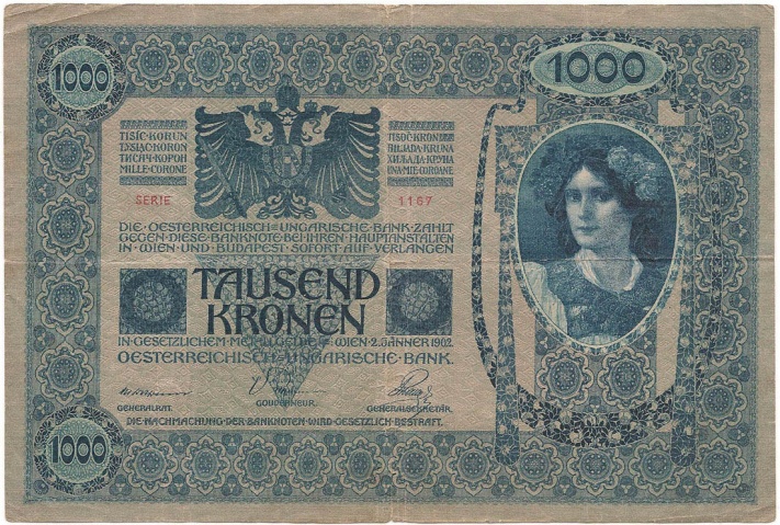 1000 крон, 1902 год