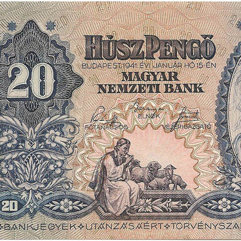 20 пенго, 1941 год