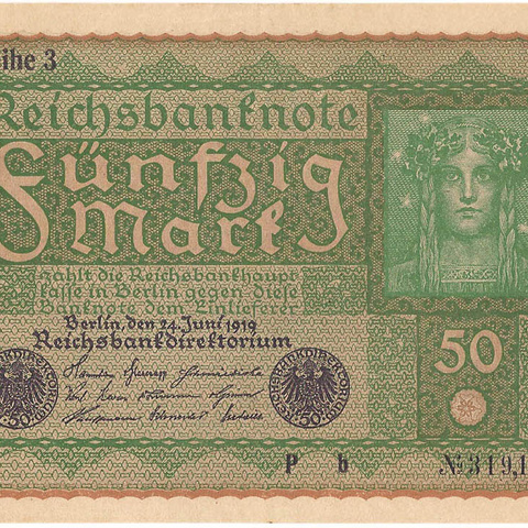 50 марок, 1919 год (Reihe 3)