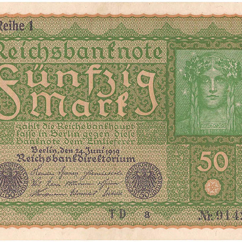 50 марок, 1919 год (Reihe 1)