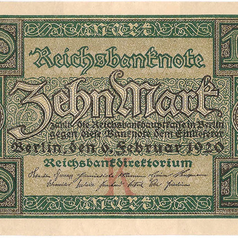 10 марок, 1920 год