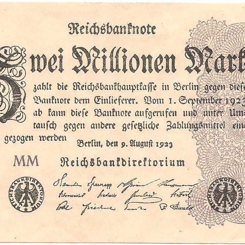 2 миллиона марок, 1923 год (2)