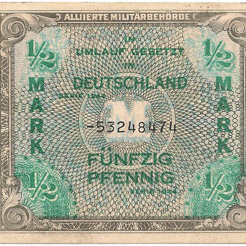 1/2 марки, 1944 год