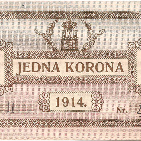 1 крона, 1914 год