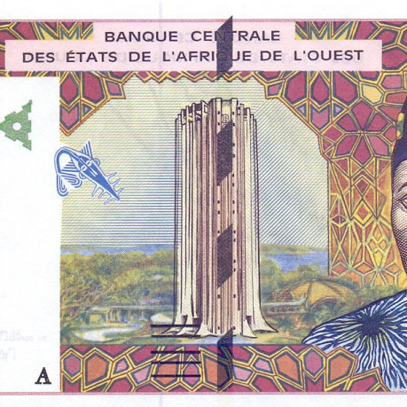 (A) Кот Дивуар, 10 000 франков КФА, 1992 - 2001 гг.
