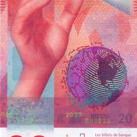 20 франков, 2015 год UNC