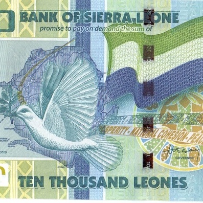 10000 леоне, 2013 год