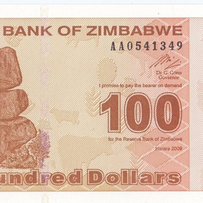 100 долларов, 2009 год