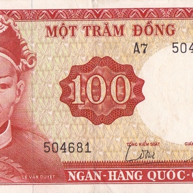 100 донг, 1966 год