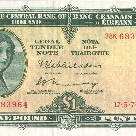 1 фунт, 1974 год