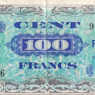 100 франков, 1944 год, серия 3