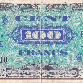 100 франков, 1944 год