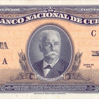 50 песо, 1960 год аUNC