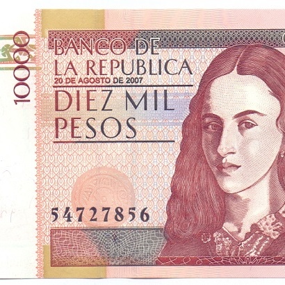 10000 песо, 2007 год UNC