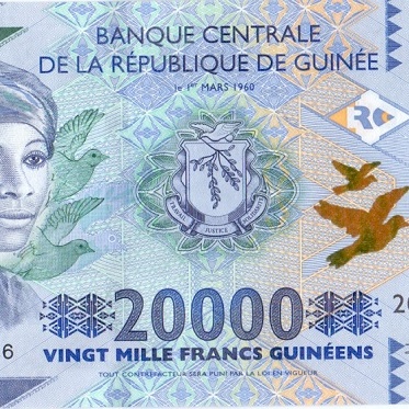 20000 франков, 2018 год UNC