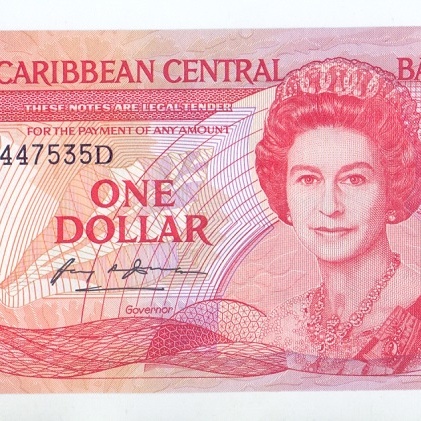 1 доллар, 1988-1989 годы - Доминика UNC
