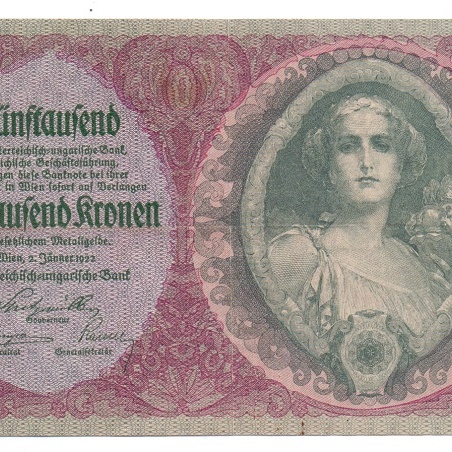 5000 крон, 1922 год