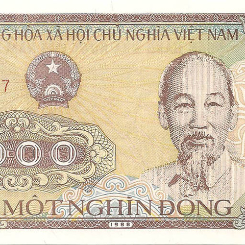 1000 донг, 1988 год