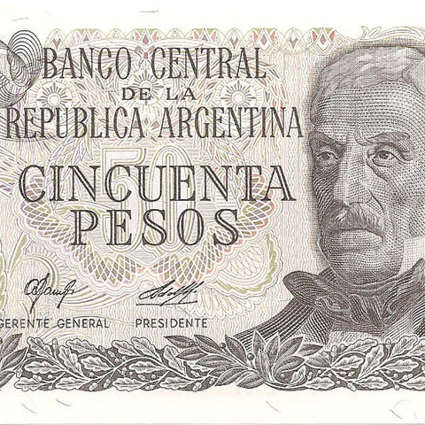 50 песо, 1976-1978 гг.