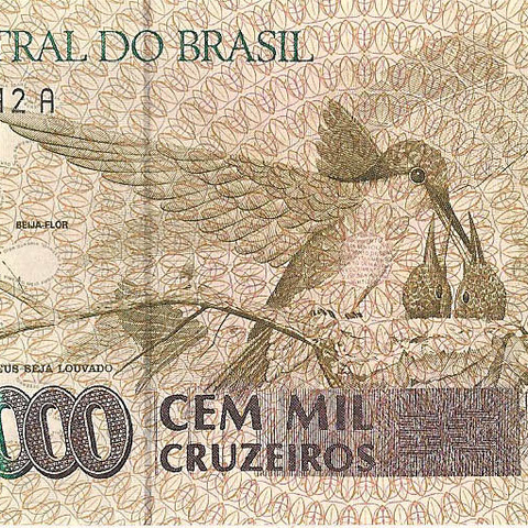 100000 крузейро, 1992-1993 гг.