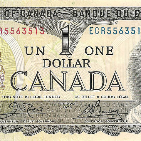1 доллар, 1973 год