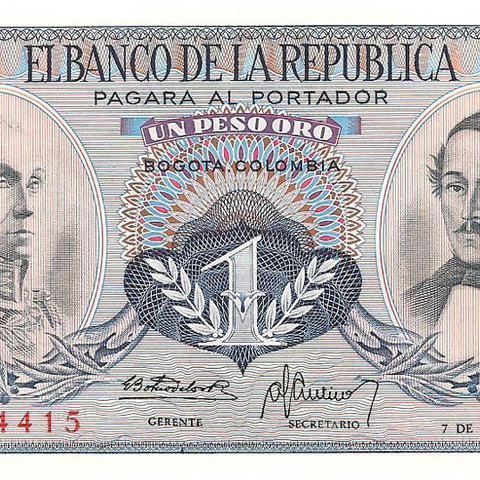 1 песо, 1973 год