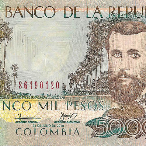 5000 песо, 2010 год