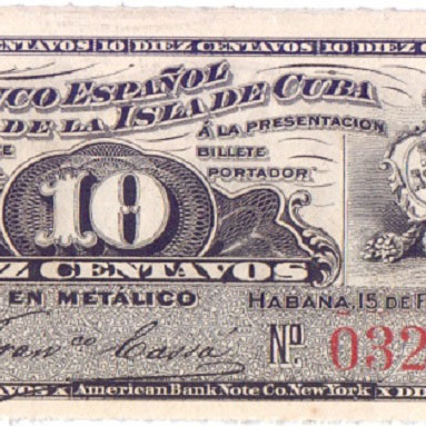 10 песо 1897 год - Куба