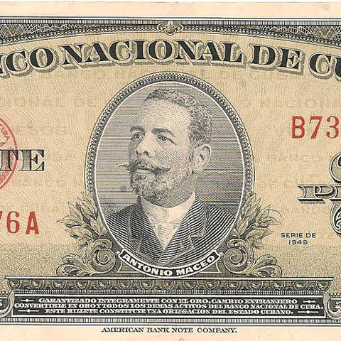 20 песо, 1949 год