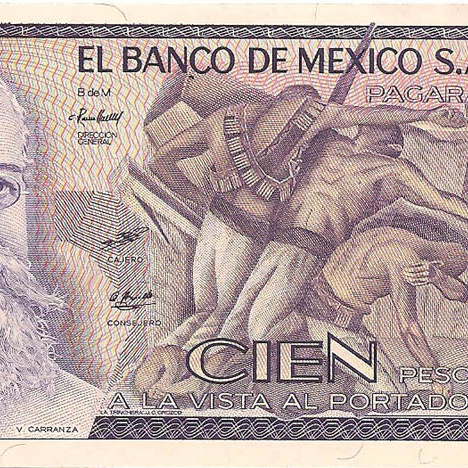 100 песо, 1981 год