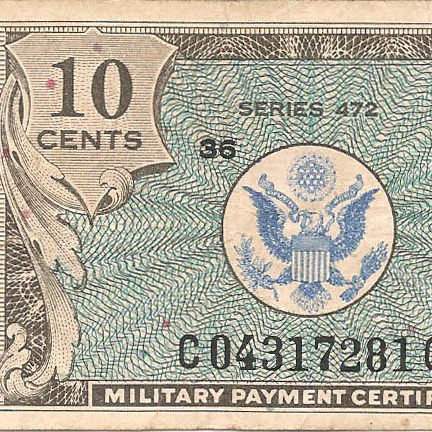 10 центов, 1948 год (472-я серия)