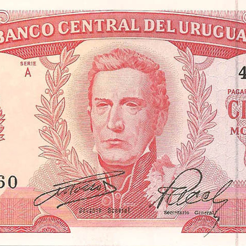 100 песо, 1967 год