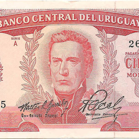 100 песо, 1967 год