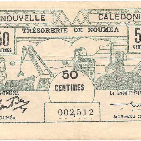 50 сантимов, 1943 год