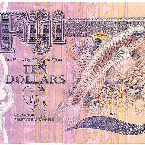 10 долларов, 2012 год UNC