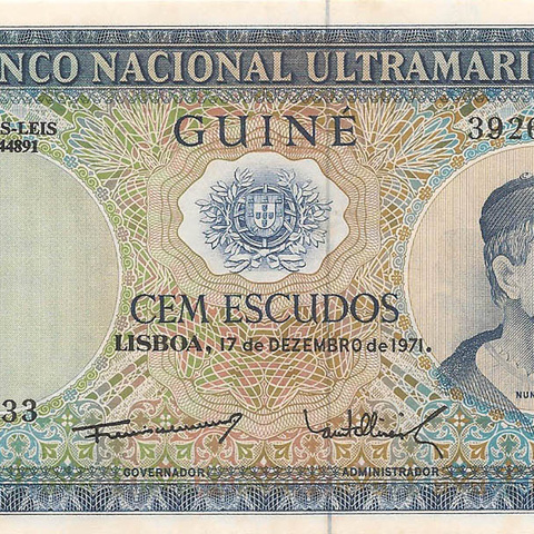 100 эскудо, 1971 год