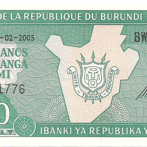 10 франков, 2005 год