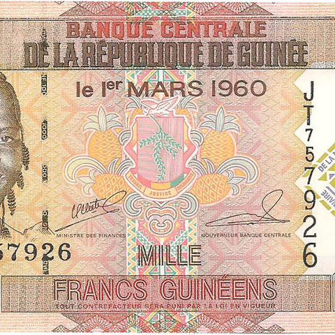 1000 франков, 2010 год