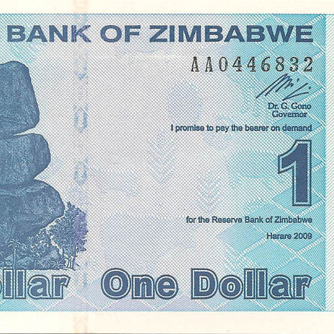1 доллар, 2009 год