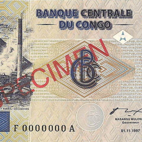 1 франк, 1997 год. ОБРАЗЕЦ