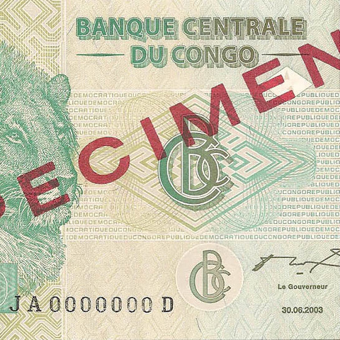 20 франков, 2003 год, ОБРАЗЕЦ