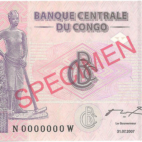 200 франков, 2007 год. ОБРАЗЕЦ