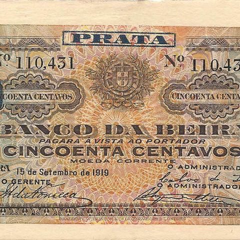 50 сентаво, 1919 год