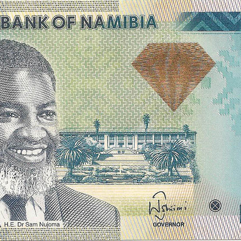 10 намибийских долларов, 2013 год