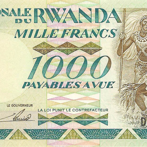 1000 франков, 1988 год