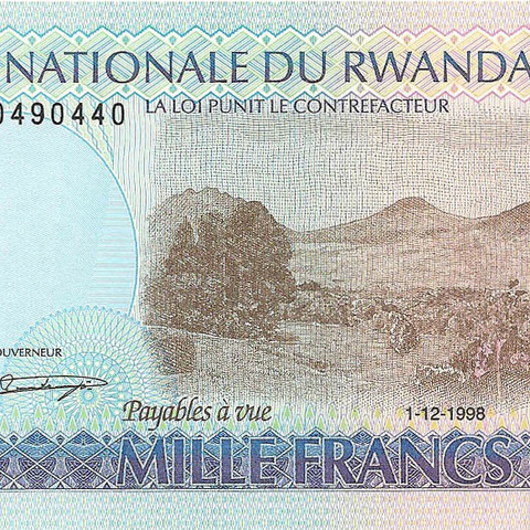 1000 франков, 1998 год