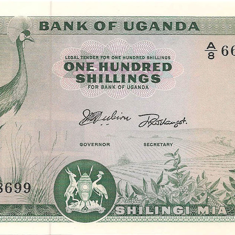 100 шиллингов, 1966 год